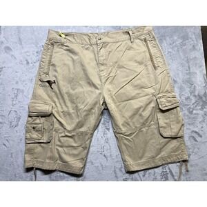 COOGI Tan Cargo Shorts Relaxed Fit